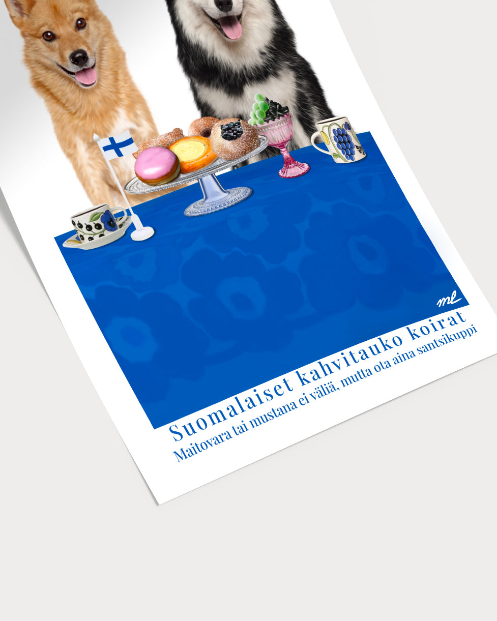 Suomalaiset kahvitauko koirat
