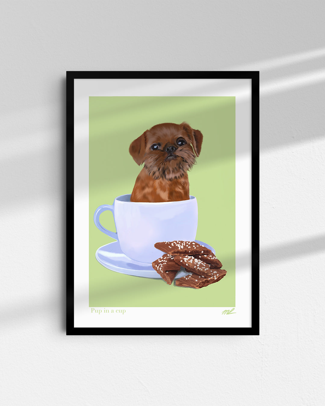 Pup in a cup, Bryssel Griffon