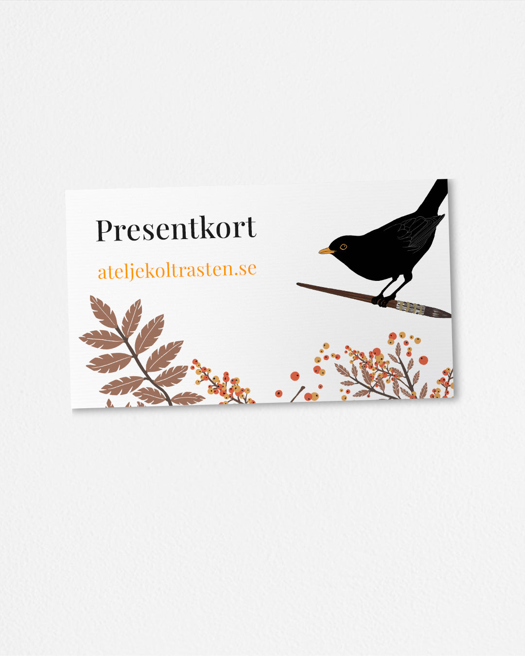 Presentkort - Ateljé Koltrasten